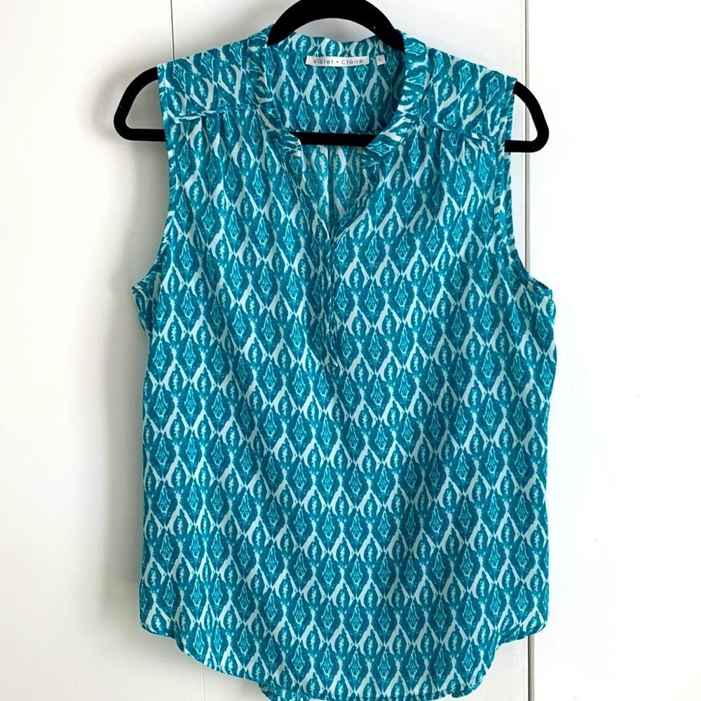 Violet & Claire - Teal Green Blouse